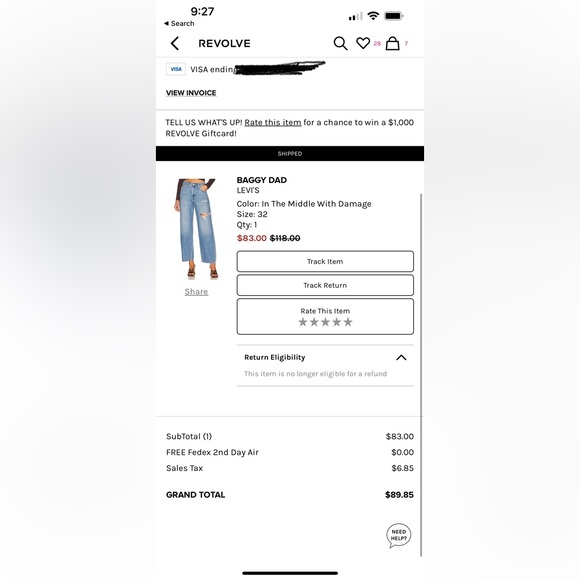 Levi’s Baggy Dad Jean - Picture 13 of 13